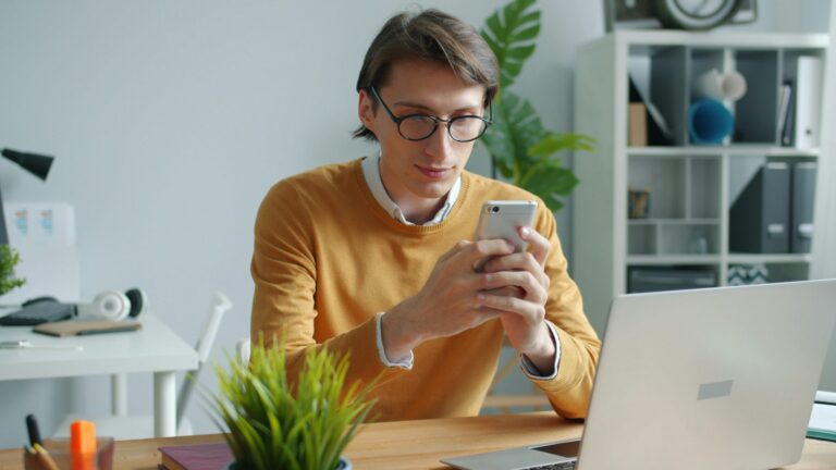 Person Holding Smartphone