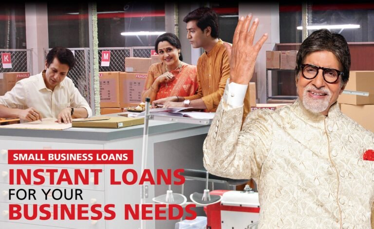 Small business owner discussing financing options